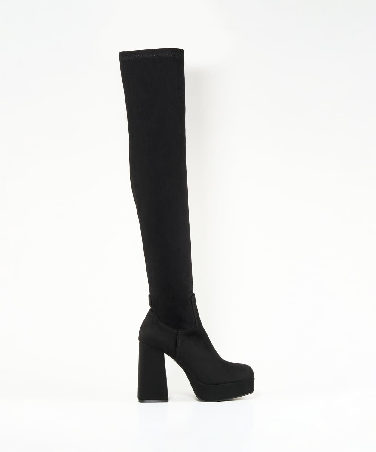 Bota plataforma mosquetera